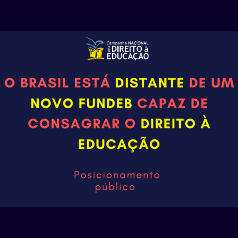 Relatório lido na Comissão Especial do Fundeb apresenta graves recuos, avalia Campanha